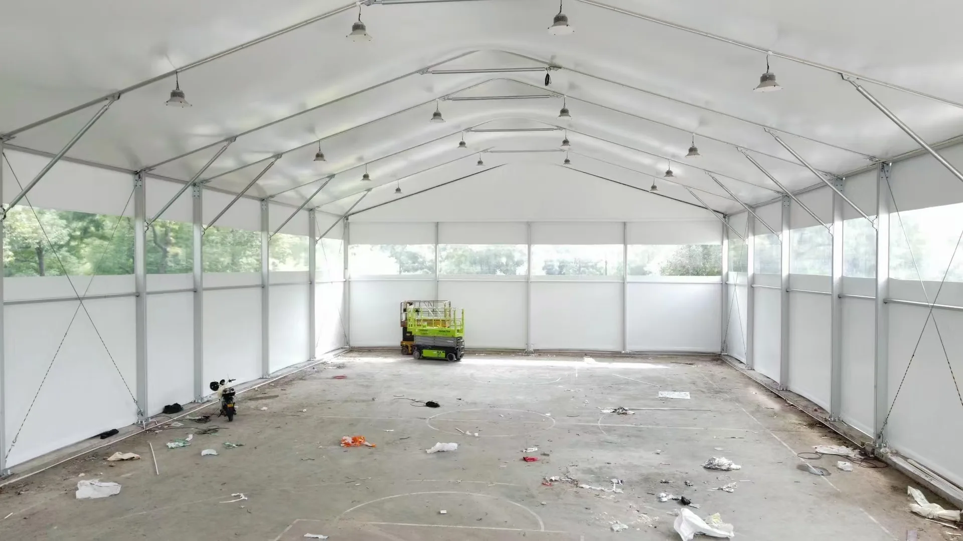 Basketball hall tent project